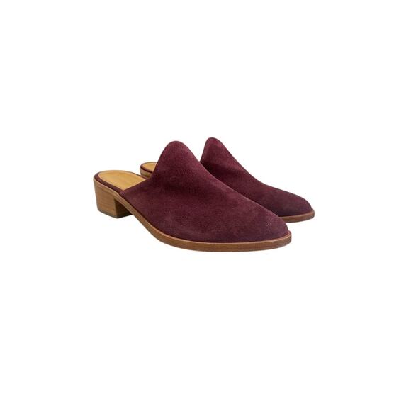 Soludos Womens Venetian Mules Size 8.5 Minimalist Slip On Western Stacked Heel - Picture 1 of 12